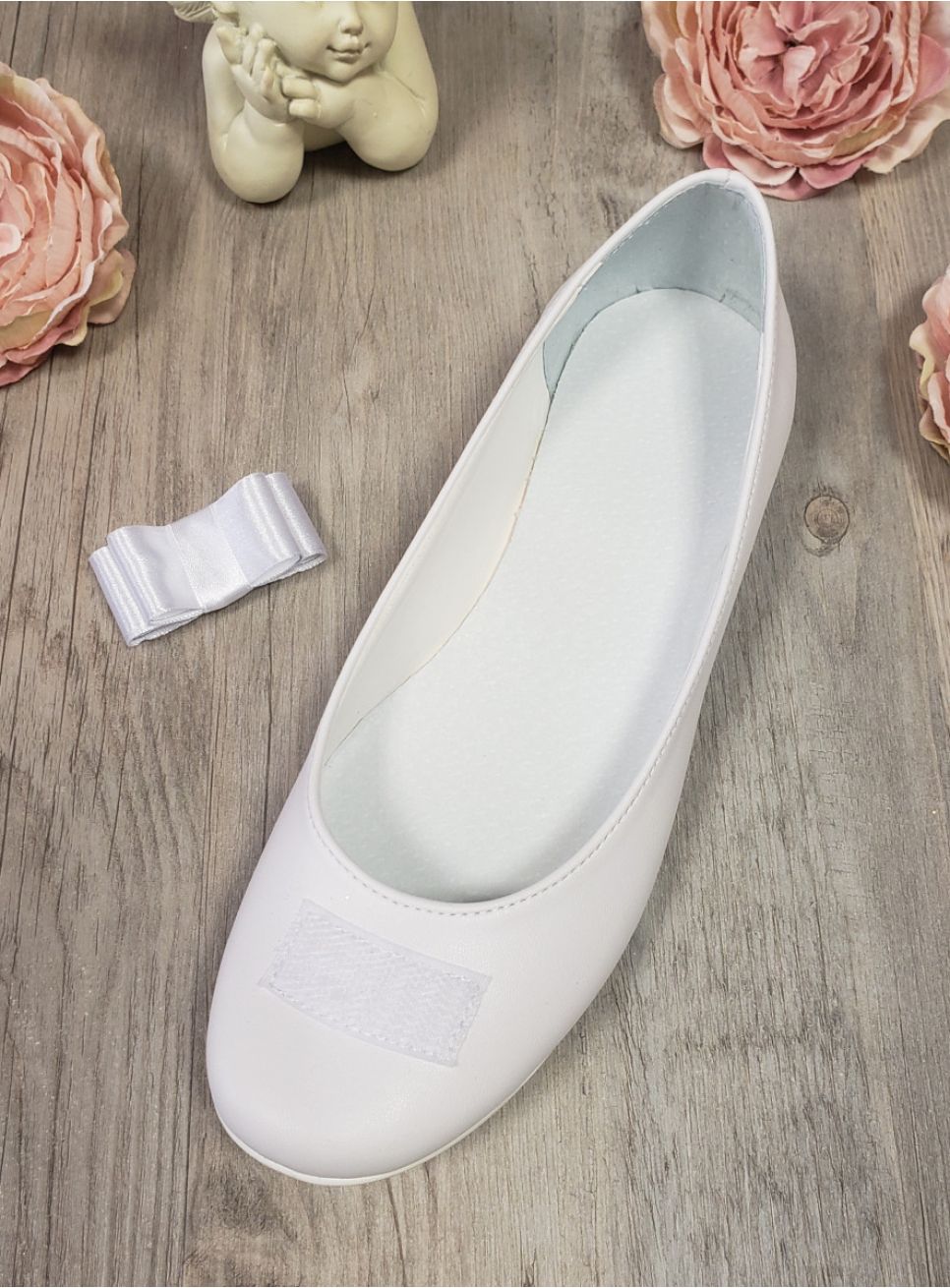 Chaussures Princesse Fille Cuir Élastique - Ballerines Fleurs Mariage École Fête - Chaussons Élégants Enfant Antidérapants