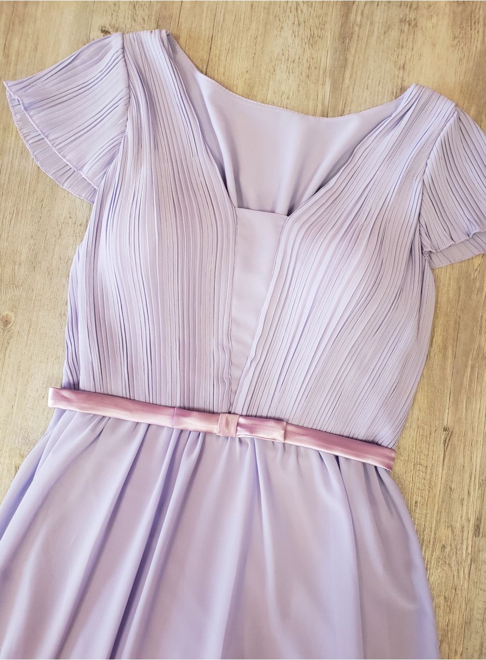Robe AGGABARTI Cocktail/soirée – Plis, Couleur Sable, Taille 38 – Longueur Genou
