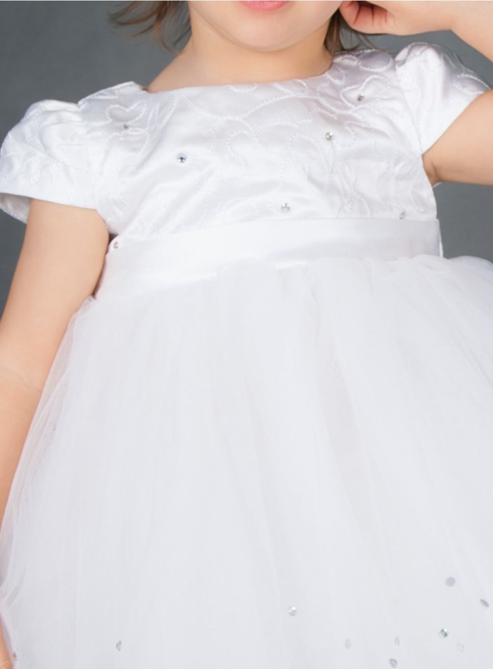 Robe Licou Bébé Avec Volants Et Strass - Taille S, Neuve Avec étiquette, Prix Original 298 $