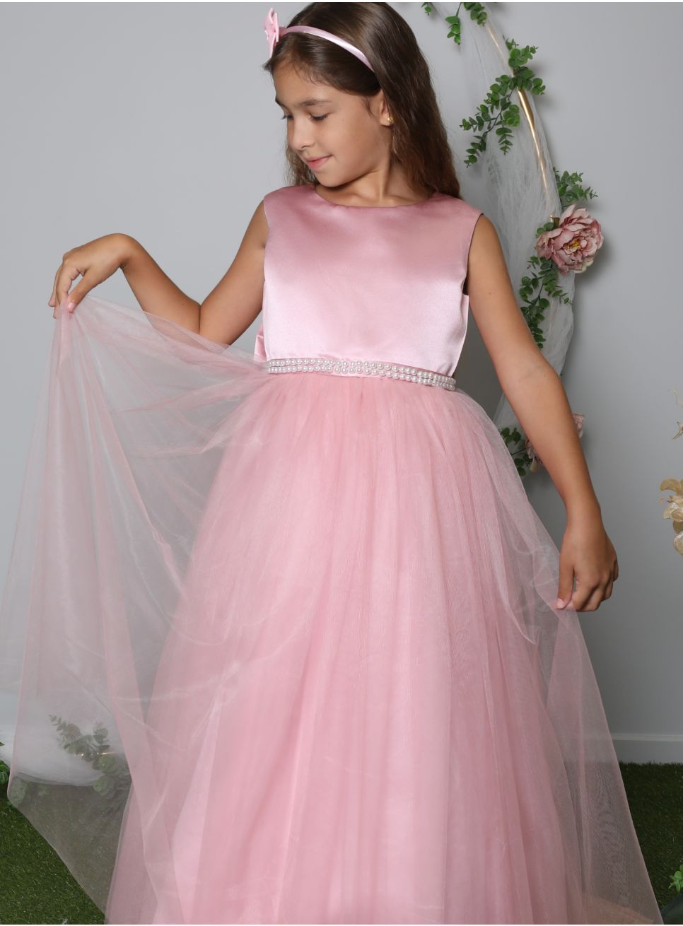 Robe Rose Fille Wonderland Fashions – Taille 14 – Très Bon état D’occasion