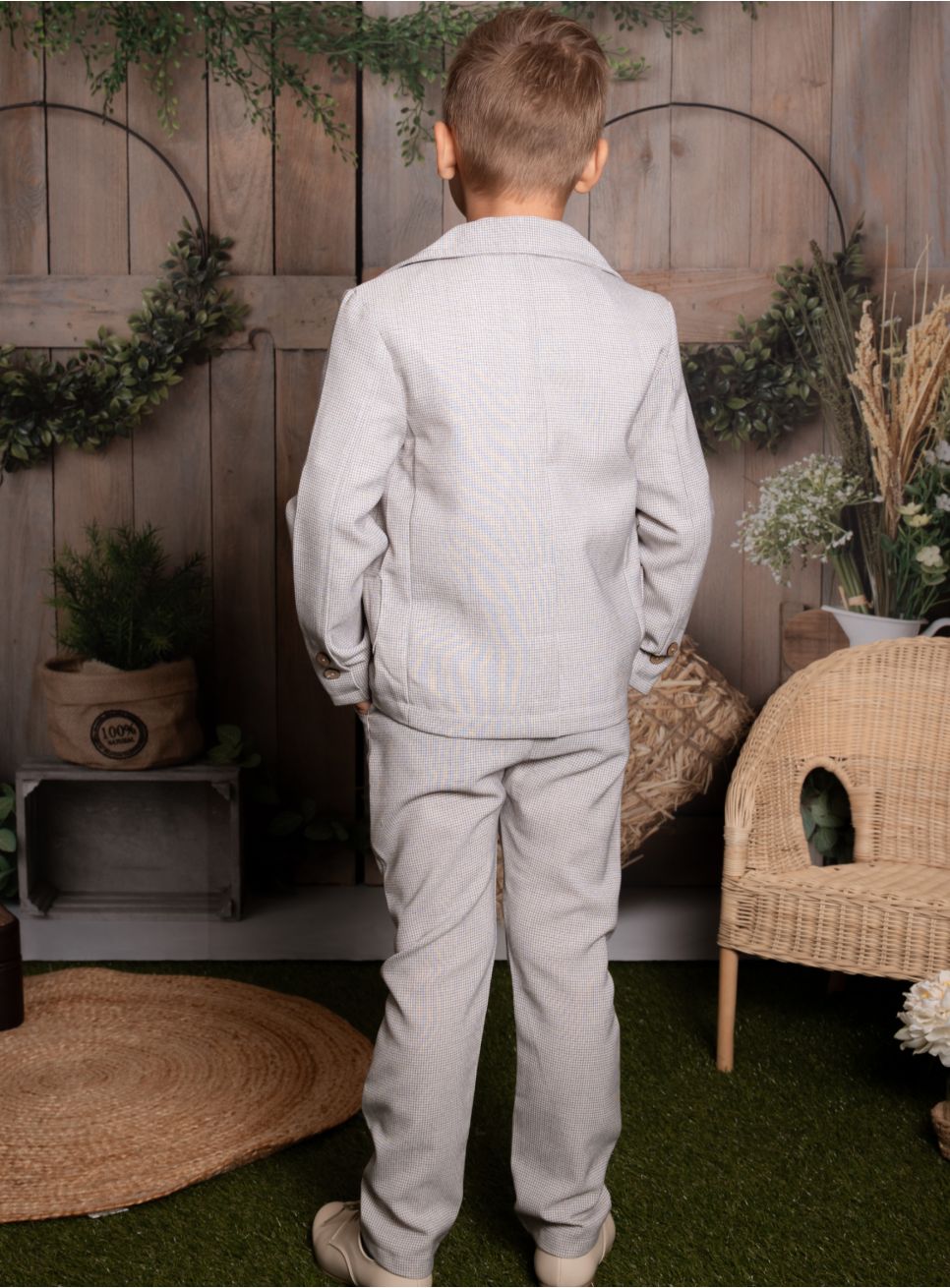 Haut De Costume Garçon Vertbaudet Taille 10 Ans (136 Cm) - Occasion Très Bon état