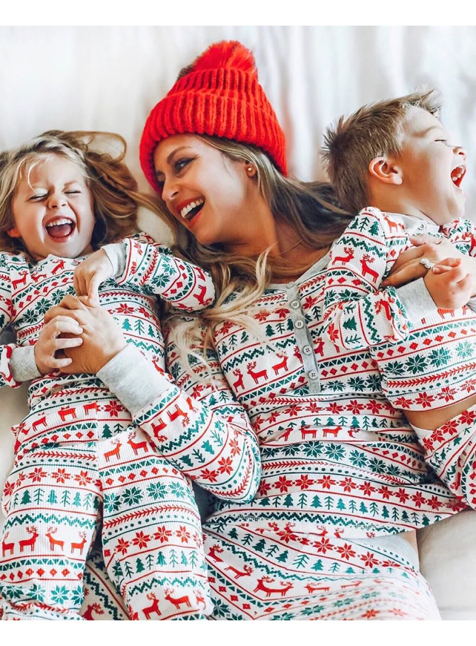 Pyjama Fille Noël Kawaii - Ensemble Haut Et Bas Doux - Tenue De Nuit Confortable Hiver - Cadeau Enfant/Ado