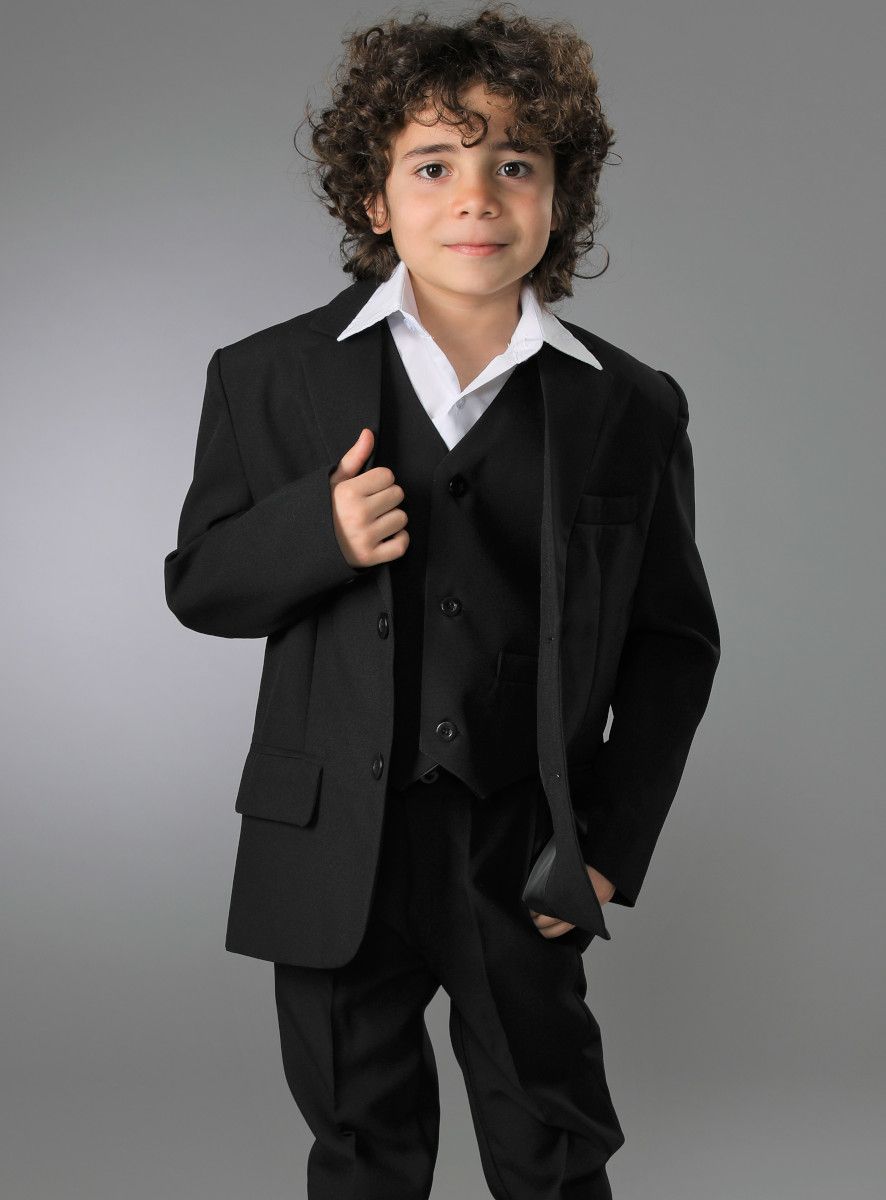 Veste De Spectacle Enfant Mears, Noire, Taille 30, D'occasion En Bon état