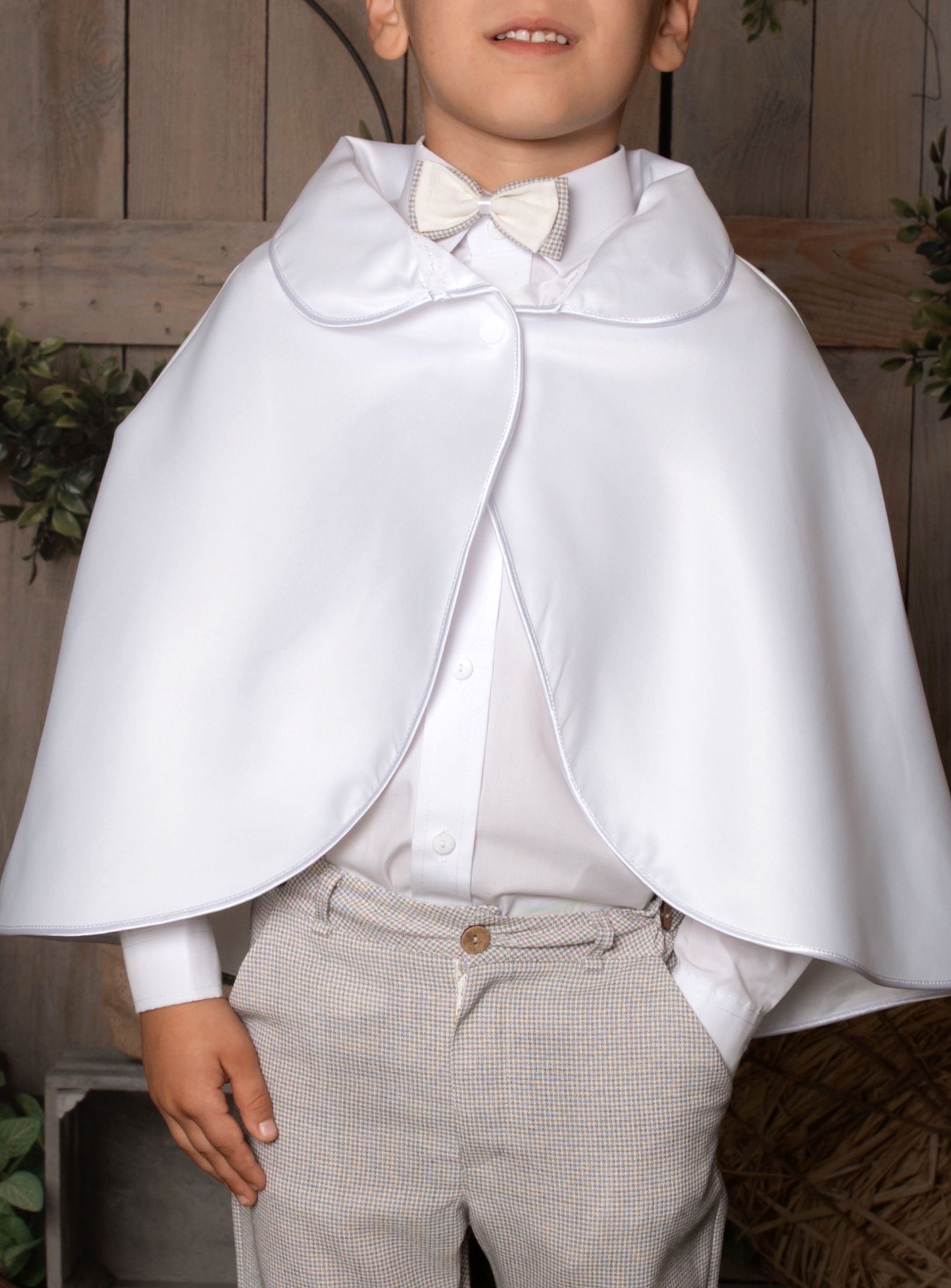 Manteau De Baptême Dolce & Gabbana - Laine Blanc Cassé - Taille 9 Ans - Neuf Avec étiquettes