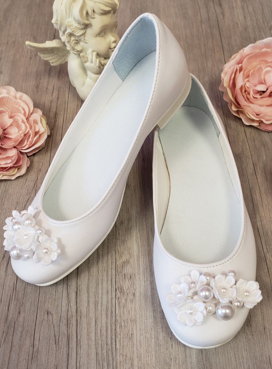 Chaussures Princesse Fille - Ballerines Petit Talon - Pour Danse, Cérémonie, Mariage - Confortables Et Antidérapantes - 13