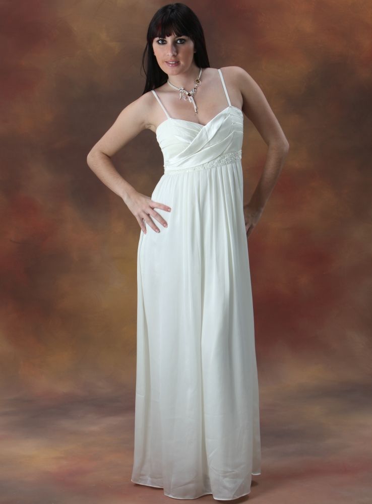 Robe de soirée longue femme Anava + étole