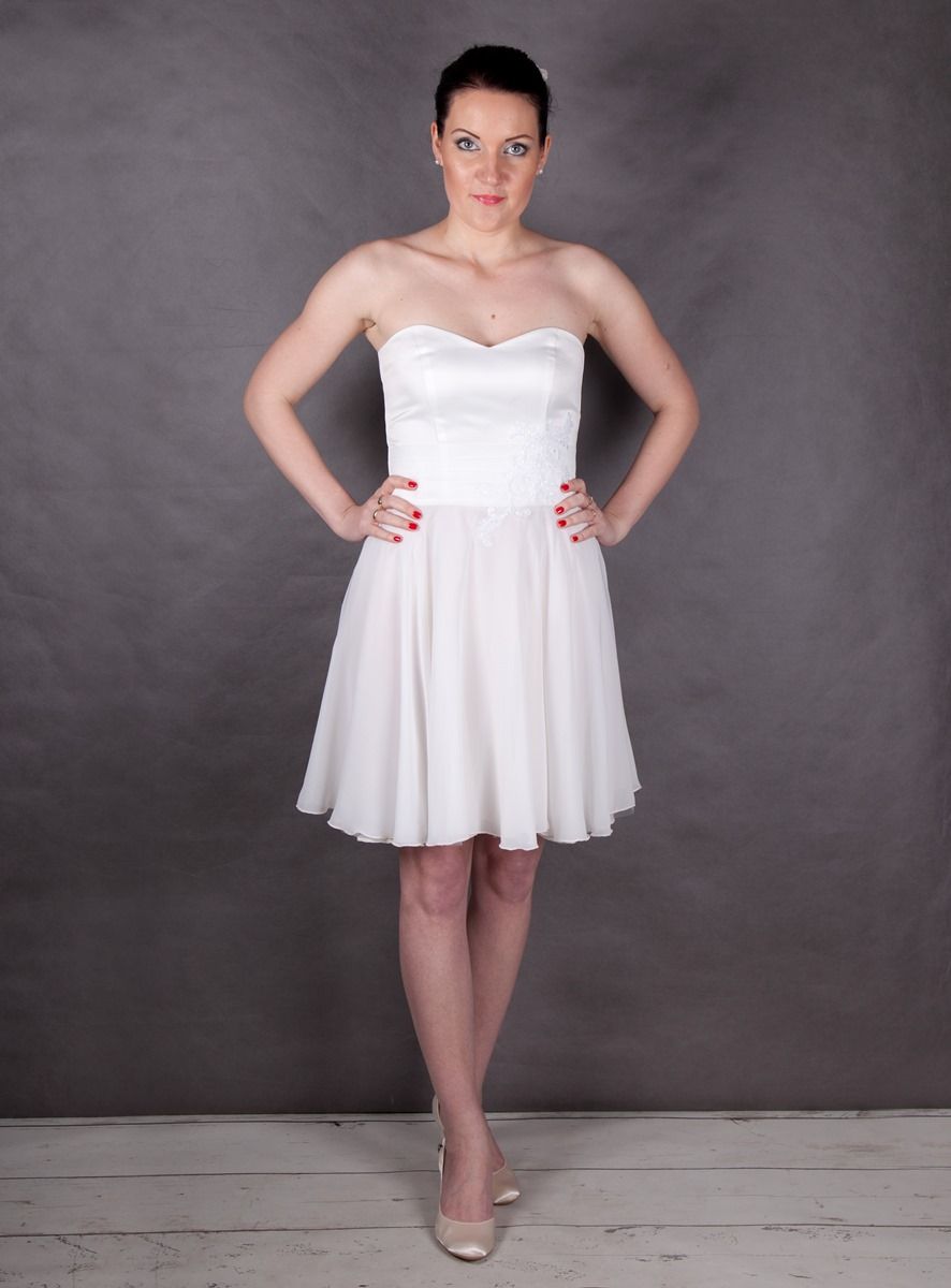 Robe de soirée blanche bustier Julietta Blanc 42