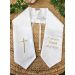 Etole baptême satin Motif au choix - Personnalisable