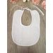 Bavoir simple coton Blanc