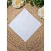Mouchoir tissu blanc Blanc