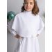 Cape pour aube personnalisable Blanc