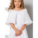 Cape satin et fourrure fille - Personnalisable