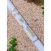 Cierge Croix et Colombe Chrétien - Personnalisable Blanc