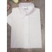 Chemise enfant manches courtes blanche ou écrue