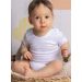 Body mixte blanc bébé manches courtes