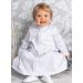 Robe de baptême bébé fille manches longues Ellie