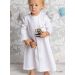 Robe de baptême bébé garçon manches longues Simon