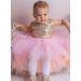 Robe de fête petite fille paillette sequin Anna