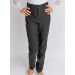 Pantalon fille taille haute noir