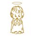 Motif Bébé Ange