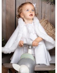 Cape enfant pour cérémonie de baptême, communion ou autre célébration