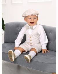 Costume bermuda pour bébé garçon mariage baptême