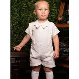 Tenue Bébé Garçon Mothercare - Salopette & Body Tricoté Motif Étoiles - 100% Coton - Taille 6-9 Mois