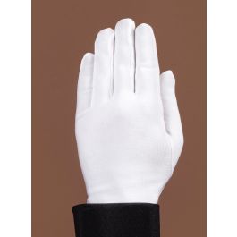 Gants Vintage Années 1970 Blancs Dentelle - Mariage, Communion, Baptême, Occasion, Taille Unique