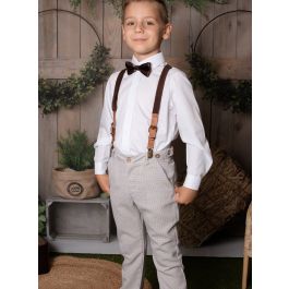 Ensemble 3 Bretelles Nœuds Enfants - Pour Carnaval, Halloween, Déguisement Clown, Pois Colorés