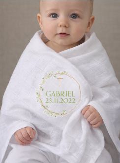 lange bébé pour baptême ou naissance