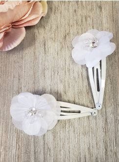 Barrettes pour coiffure de cérémonie enfant