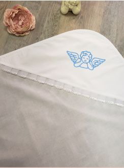 Linge lange blanc Ange et personnalisable