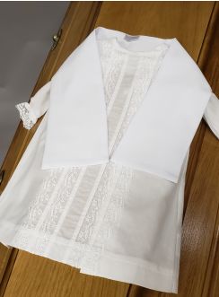 Tunique / chemise deuil bébé avec étole