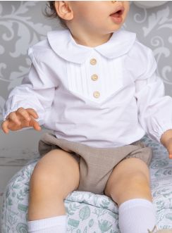Tenue culotte courte pour petit garçon style vintage
