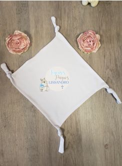 Doudou bébé carré Pâques