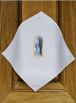 Mouchoir motif de la Vierge Marie