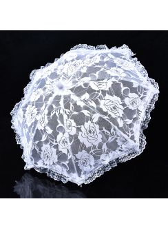 Ombrelle dentelle blanche mariage