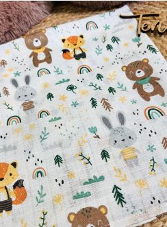 Lange coton petits animaux bébé