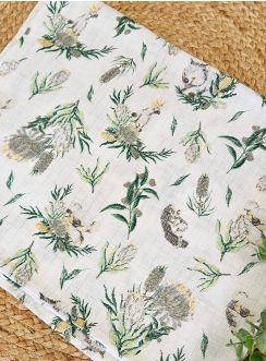 lange coton bébé thème jungle koala