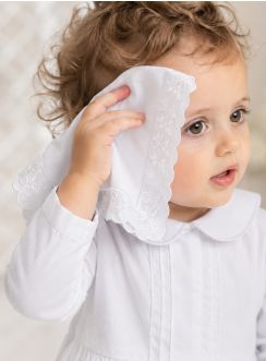 Mouchoir blanc dentelle anglaise