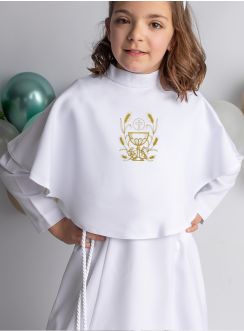 Cape pour aube avec Calice brodé