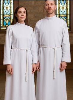Tunique de baptême adulte