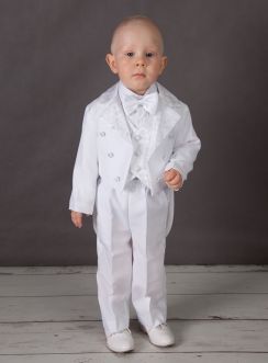 COSTUME queue de pie blanc pour bébé