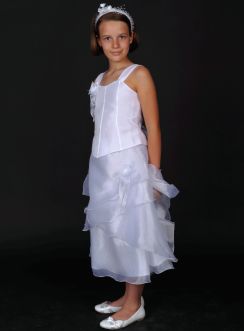 Robe cérémonie fille Lou blanche Blanc