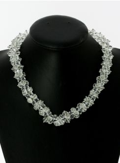 Collier en perle cristal - bijou mariage pas cher