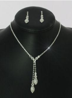 parure mariage blanc - bijoux de soirée pas cher
