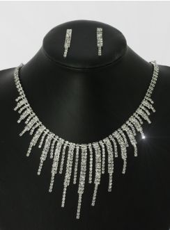 parure bijoux mariage strass soleil