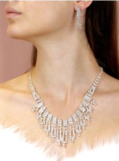 parure bijoux femme pour soirée ou mariage.