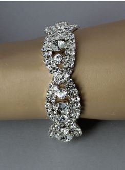 bracelet strass soirée mariage pour femme
