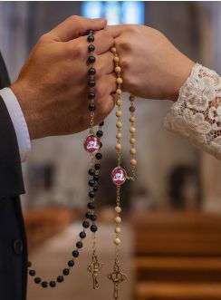 Chapelets de mariage fait main - anneaux